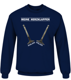 AIR COOLED STYLE Herzklappen für Mensch und Motor Sweatshirt (dunkel)